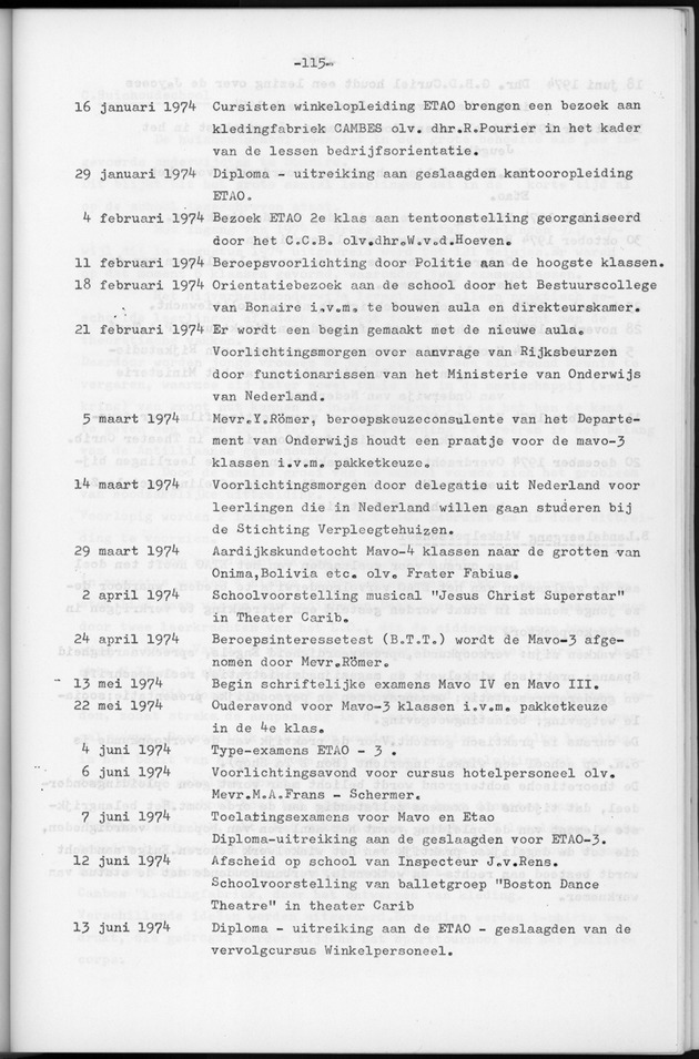 Verslag van de toestand van het eilandgebied Bonaire over het jaar 1974 - Page 115