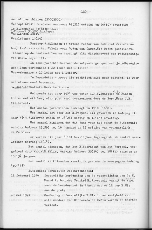 Verslag van de toestand van het eilandgebied Bonaire over het jaar 1974 - Page 120