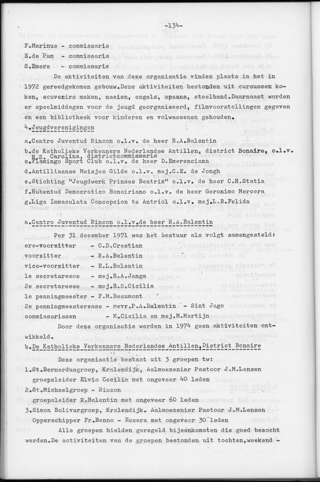 Verslag van de toestand van het eilandgebied Bonaire over het jaar 1974 - Page 134