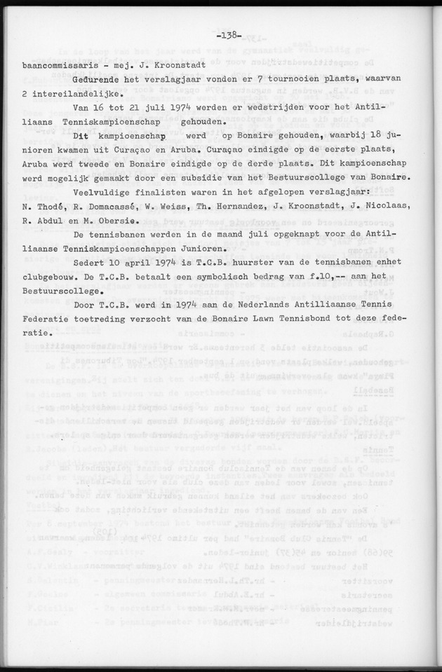 Verslag van de toestand van het eilandgebied Bonaire over het jaar 1974 - Page 138