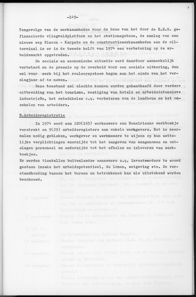 Verslag van de toestand van het eilandgebied Bonaire over het jaar 1974 - Page 145