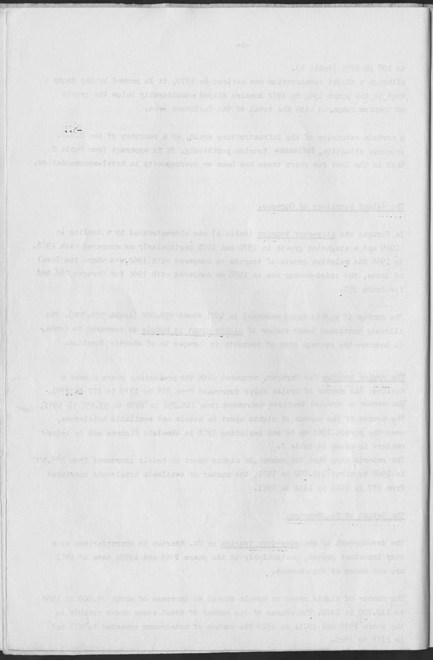 The development of tourism in the Netherlands Antilles and a comparison with the Caribbean area of the course of Stay-Over Tourism - Blank Page