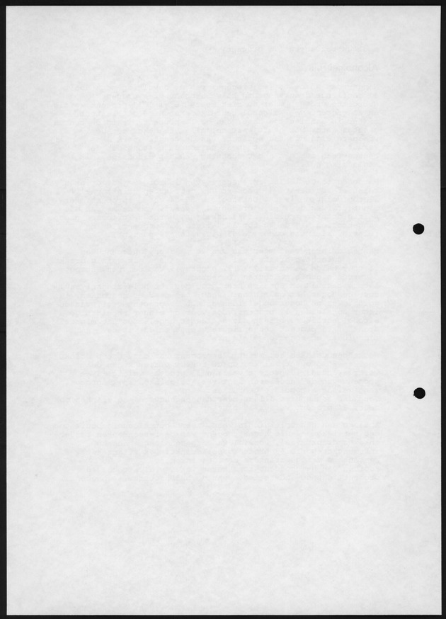 Substance Use survey(SUS) Bonaire 1996 - Blank Page