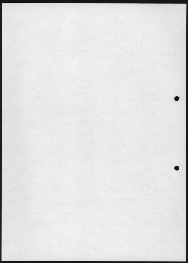 Substance Use survey(SUS) Bonaire 1996 - Blank Page