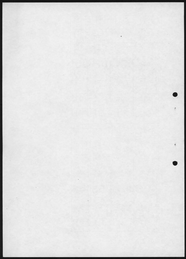 Substance Use survey(SUS) Bonaire 1996 - Blank Page