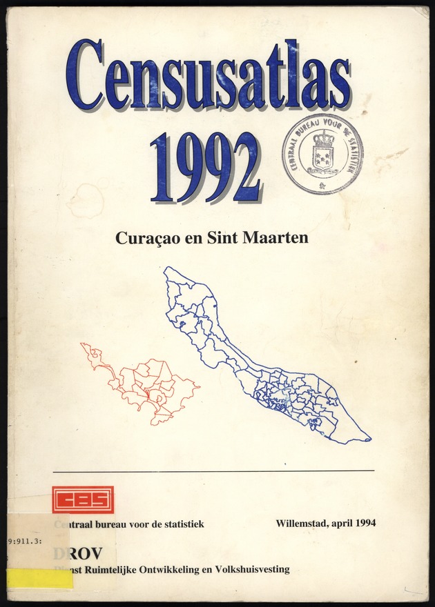 Censusatlas 1992 - Front Cover