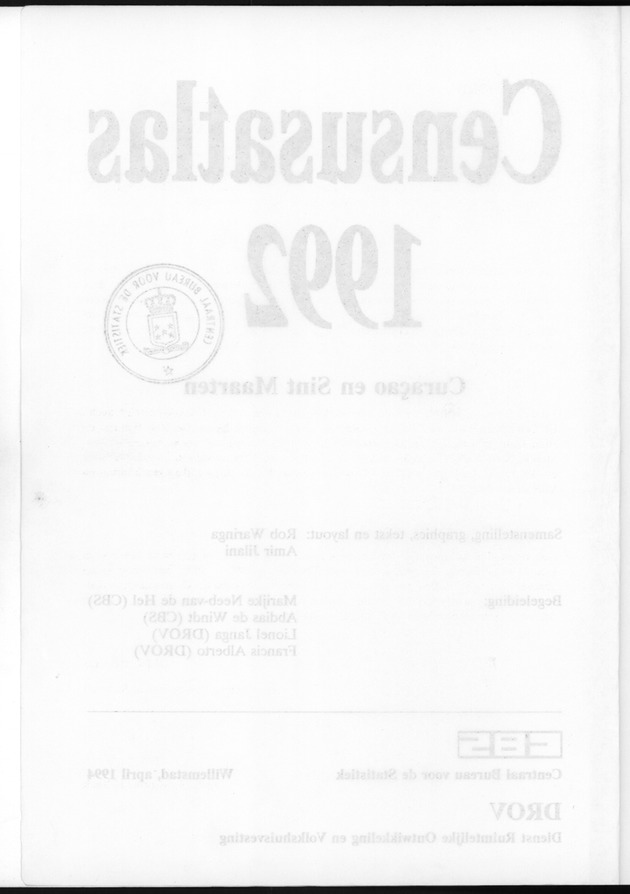 Censusatlas 1992 - Blank Page