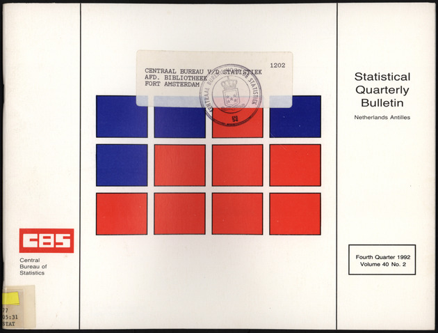 Fourth Quarter 1992 No.2 - Front Cover