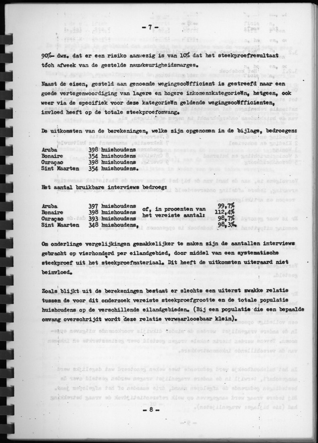 BudgetOnderzoek 1974, Benedenwindse eilanden - Page 7