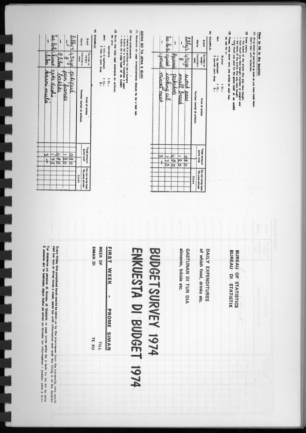 BudgetOnderzoek 1974, Benedenwindse eilanden - Page 16