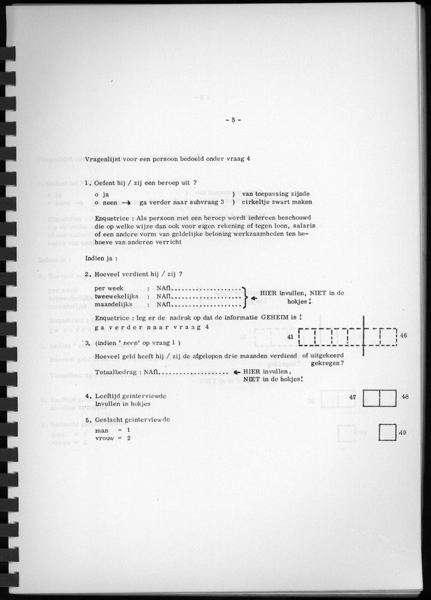 BudgetOnderzoek 1974, Benedenwindse eilanden - Page 5