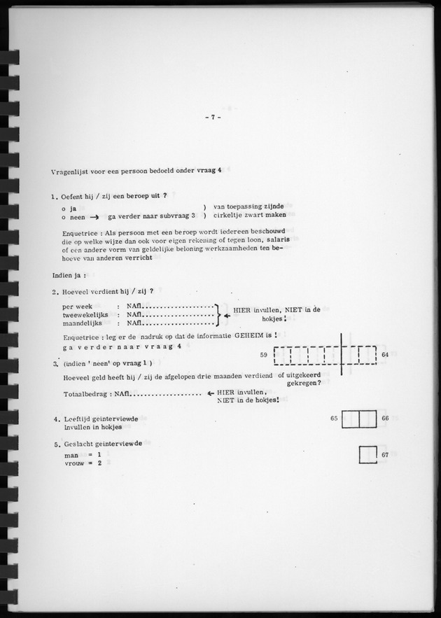 BudgetOnderzoek 1974, Benedenwindse eilanden - Page 7