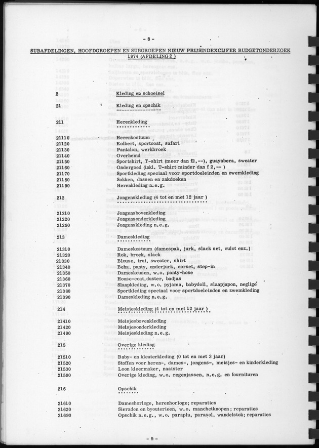 BudgetOnderzoek 1974, Benedenwindse eilanden - Page 8