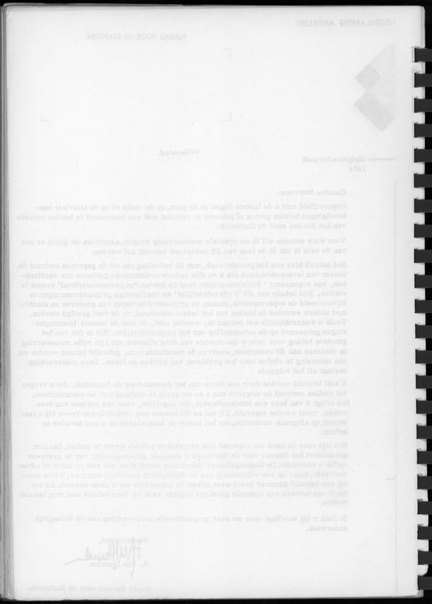 BudgetOnderzoek 1974, Benedenwindse eilanden - Blank Page