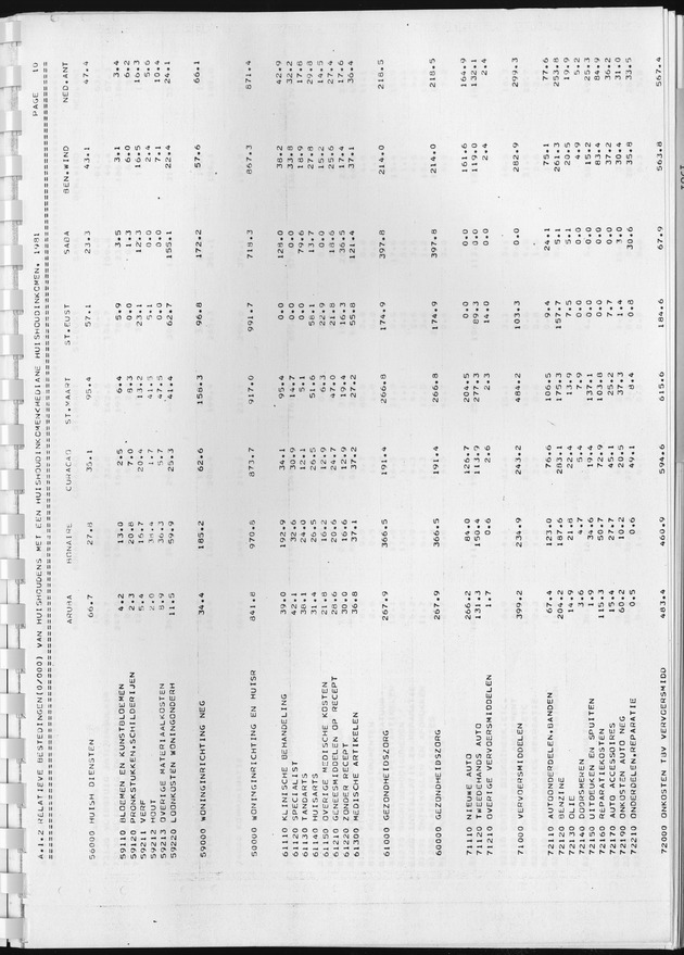 BudgetOnderzoek 1981, Consumptiepatronen 1981 - Page 49