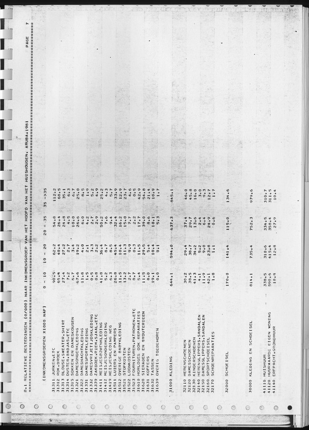 BudgetOnderzoek 1981, Consumptiepatronen 1981 - Page 267