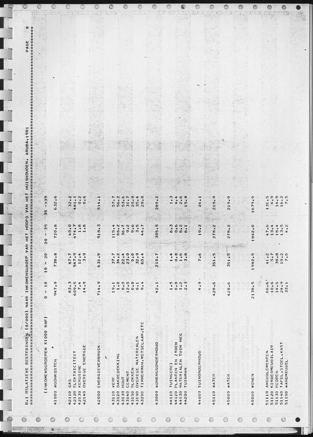 BudgetOnderzoek 1981, Consumptiepatronen 1981 - Page 269