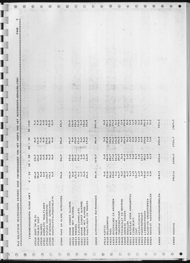 BudgetOnderzoek 1981, Consumptiepatronen 1981 - Page 293