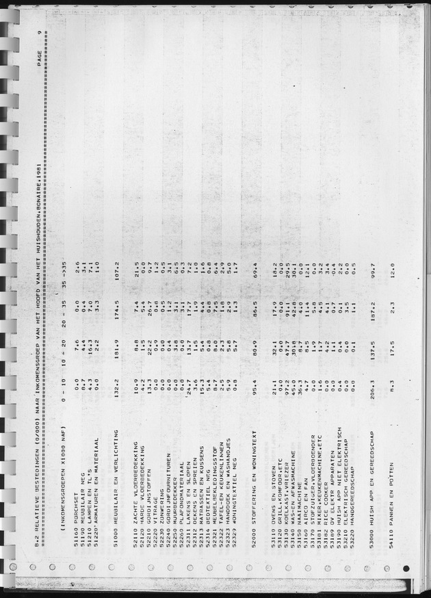 BudgetOnderzoek 1981, Consumptiepatronen 1981 - Page 301