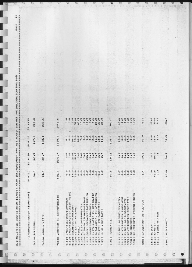 BudgetOnderzoek 1981, Consumptiepatronen 1981 - Page 307