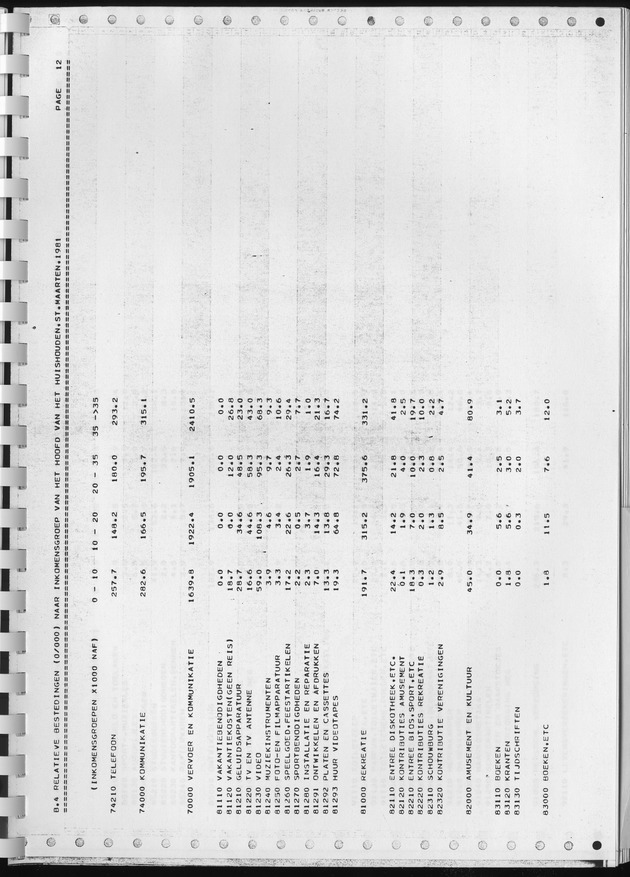 BudgetOnderzoek 1981, Consumptiepatronen 1981 - Page 367