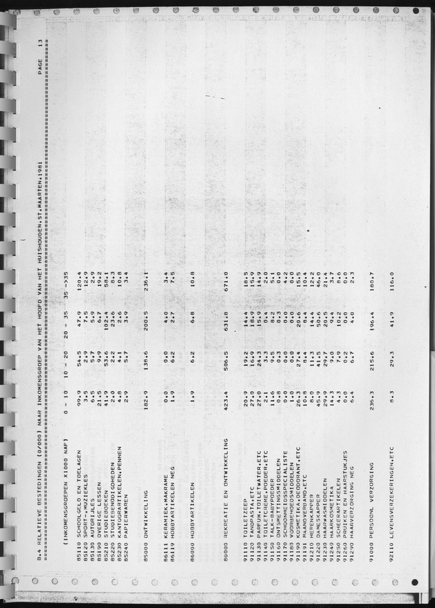 BudgetOnderzoek 1981, Consumptiepatronen 1981 - Page 369