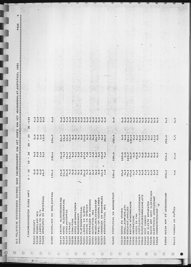 BudgetOnderzoek 1981, Consumptiepatronen 1981 - Page 391
