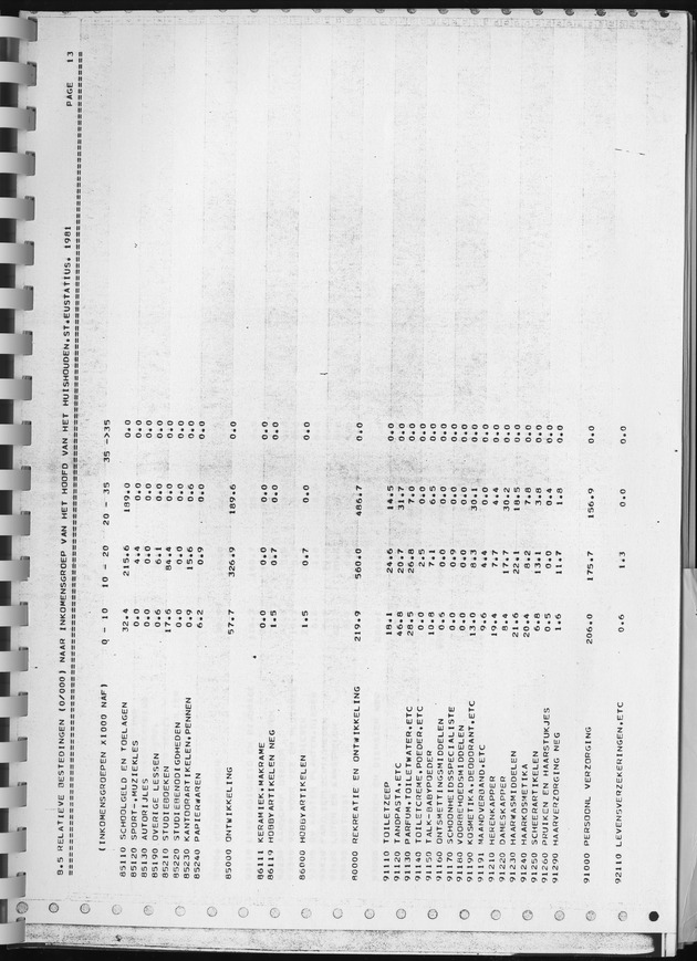BudgetOnderzoek 1981, Consumptiepatronen 1981 - Page 399