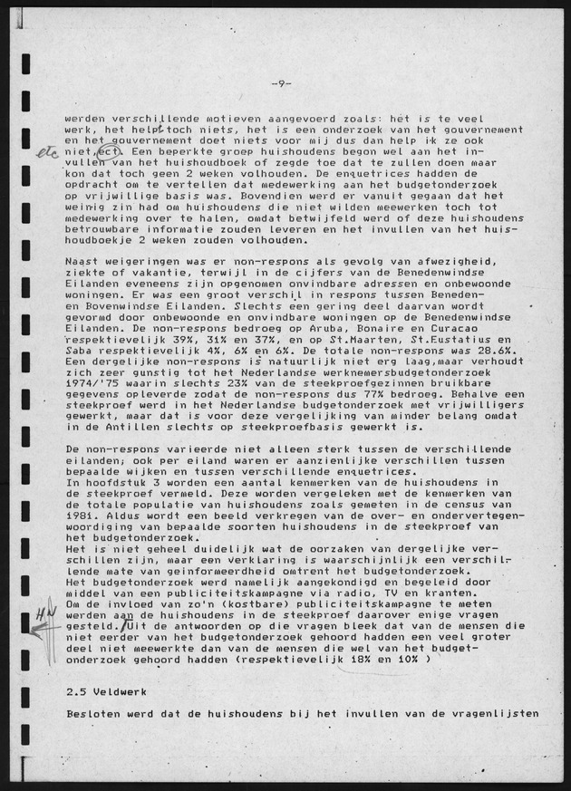 BudgetOnderzoek 1981, 2de Konsept - Page 9