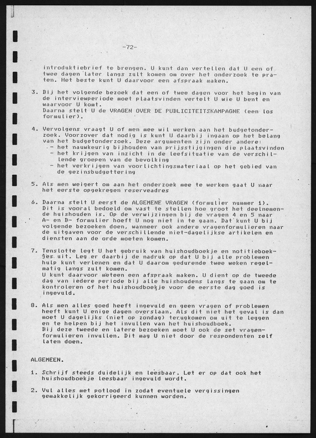 BudgetOnderzoek 1981, 2de Konsept - Page 72