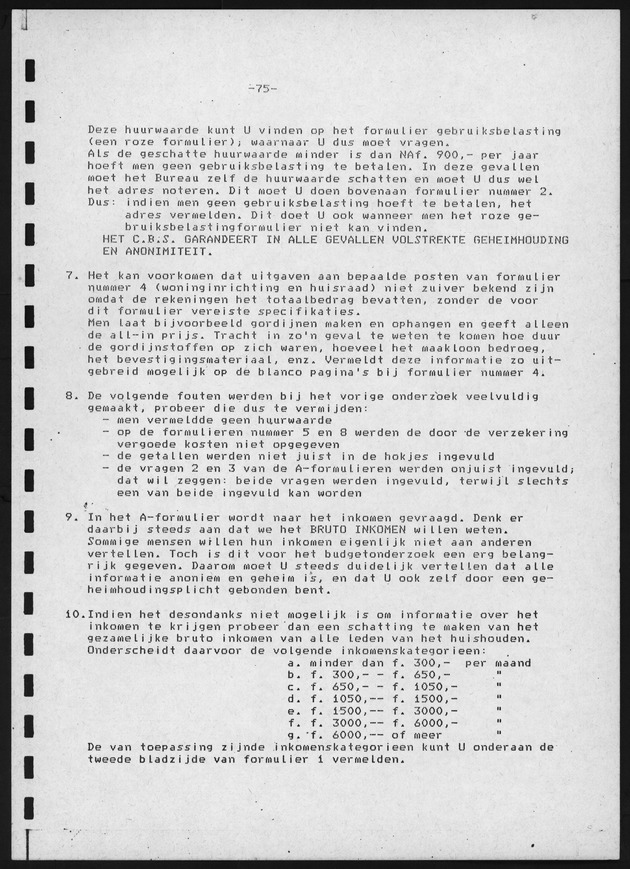 BudgetOnderzoek 1981, 2de Konsept - Page 75