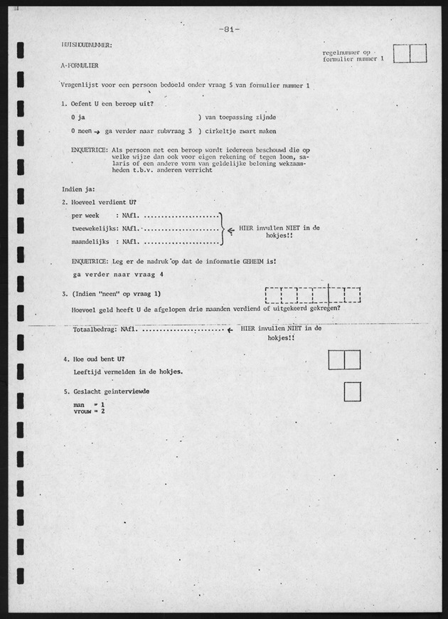 BudgetOnderzoek 1981, 2de Konsept - Page 81