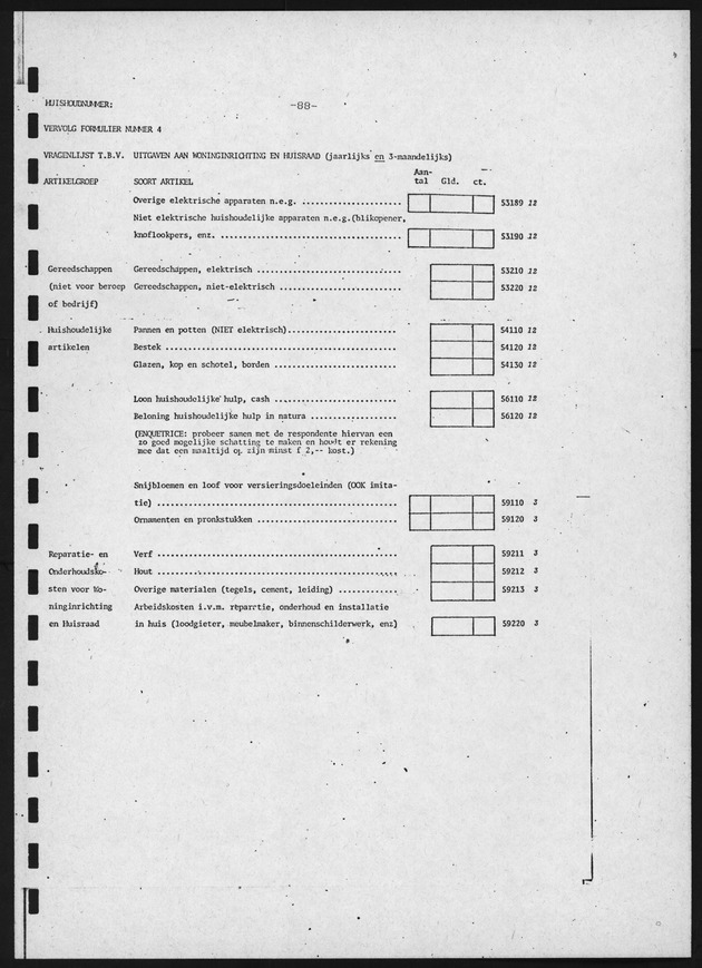BudgetOnderzoek 1981, 2de Konsept - Page 88