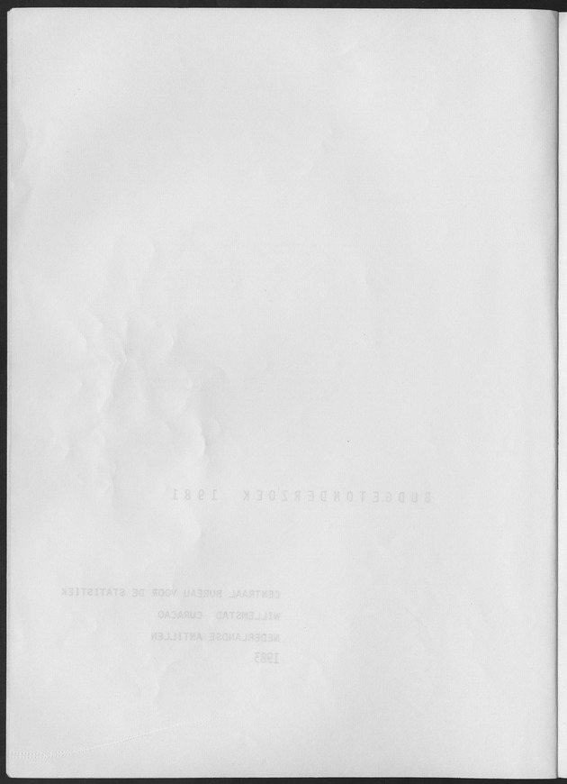 BudgetOnderzoek 1981 - Blank Page