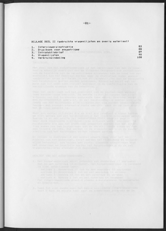 BudgetOnderzoek 1981 - Page 81