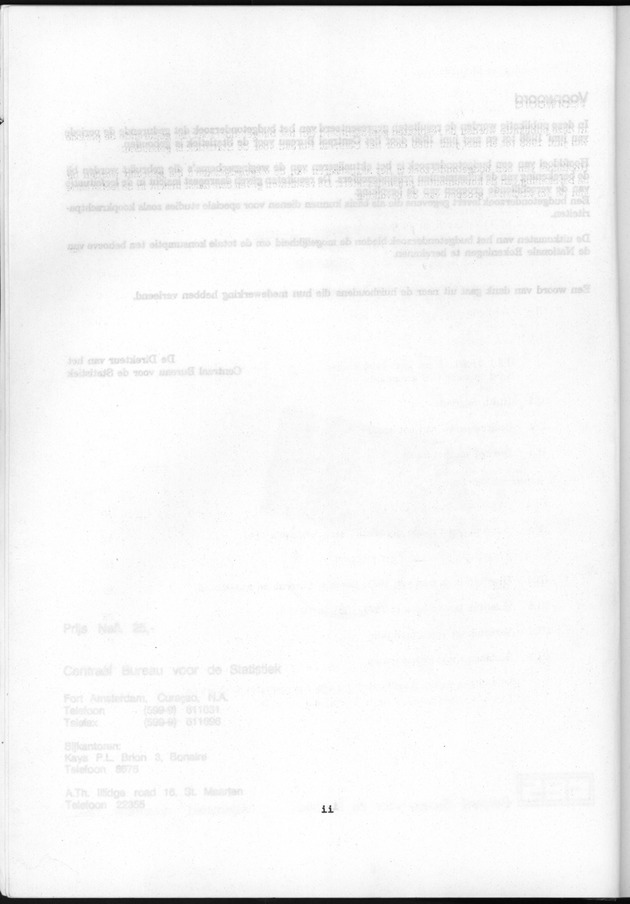Budgetonderzoek Nederlandse Antillen 1988-89 - Page ii