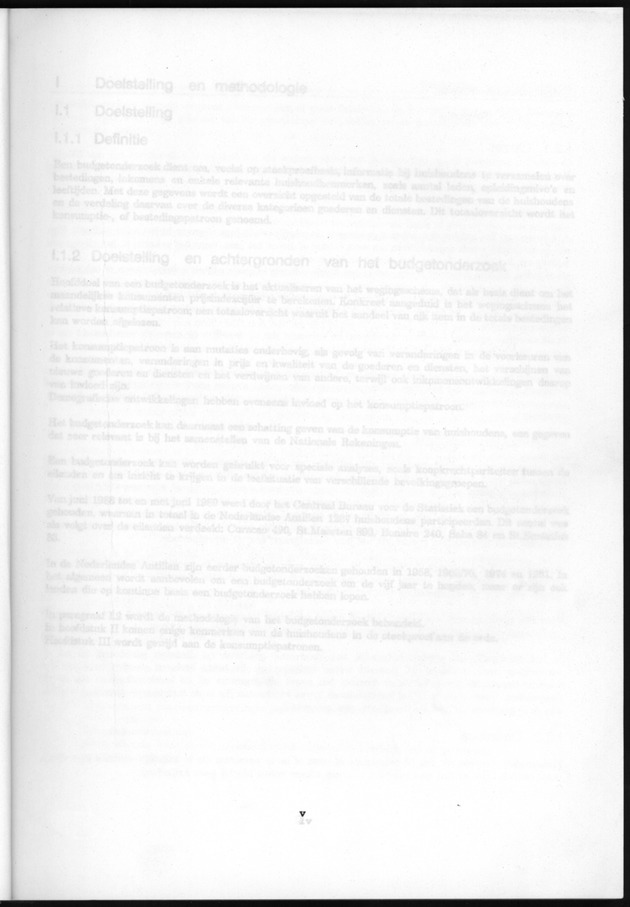 Budgetonderzoek Nederlandse Antillen 1988-89 - Page v