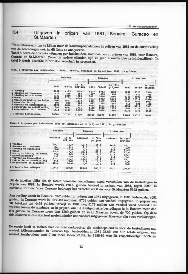 Budgetonderzoek Nederlandse Antillen 1988-89 - Page 27