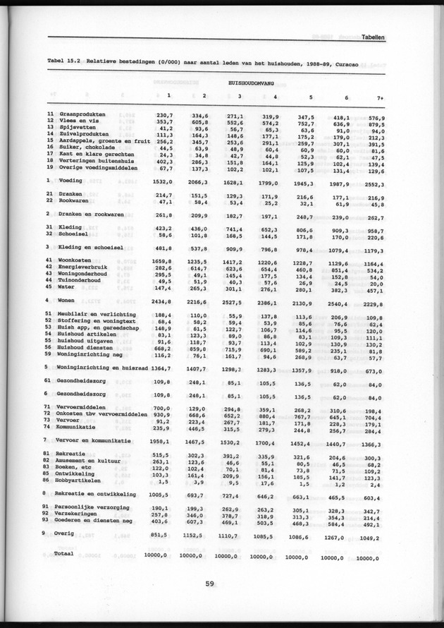 Budgetonderzoek Nederlandse Antillen 1988-89 - Page 59