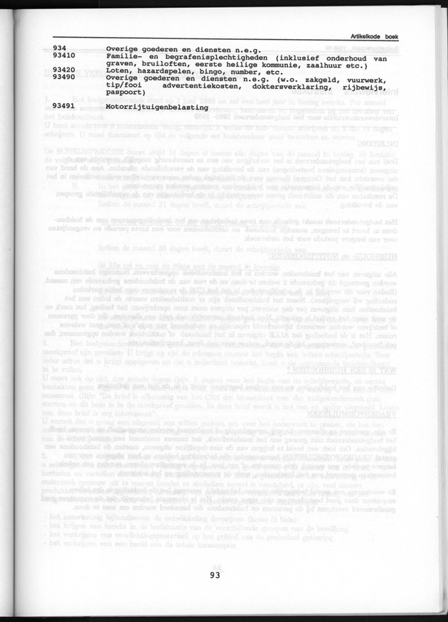 Budgetonderzoek Nederlandse Antillen 1988-89 - Page 93