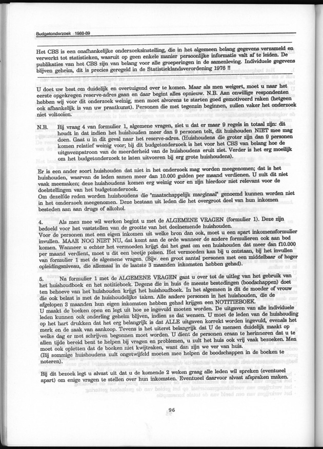 Budgetonderzoek Nederlandse Antillen 1988-89 - Page 96