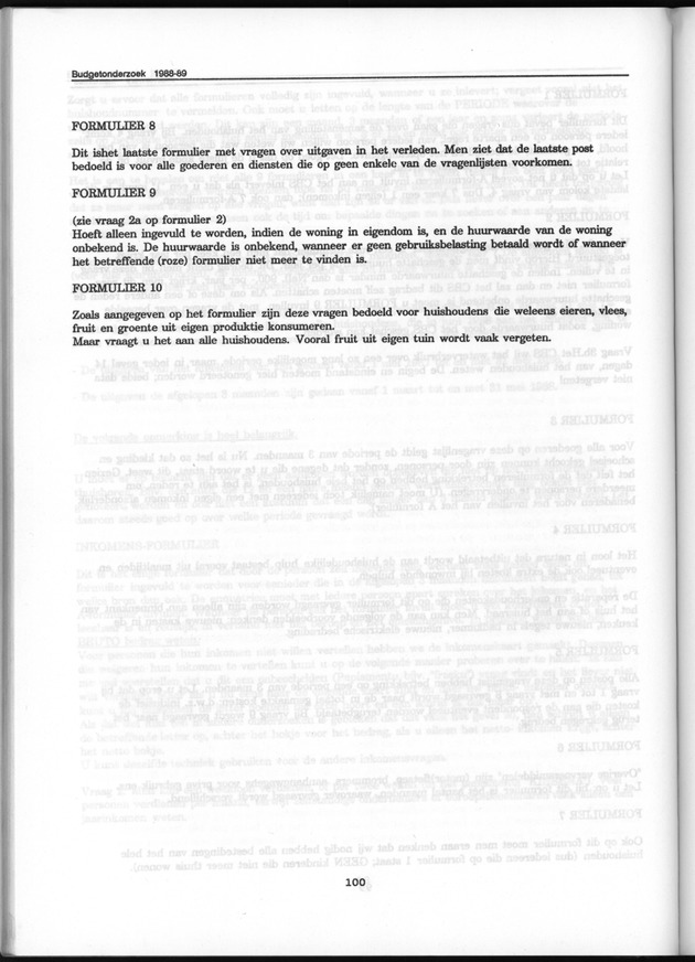 Budgetonderzoek Nederlandse Antillen 1988-89 - Page 100