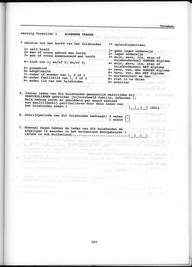 Budgetonderzoek Nederlandse Antillen 1988-89 - Page 103