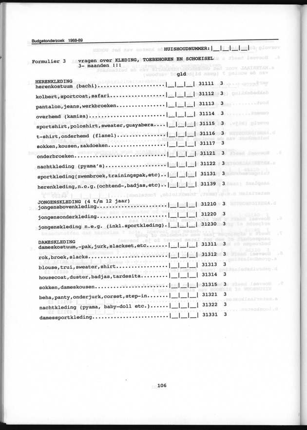 Budgetonderzoek Nederlandse Antillen 1988-89 - Page 106