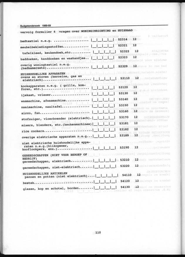 Budgetonderzoek Nederlandse Antillen 1988-89 - Page 110