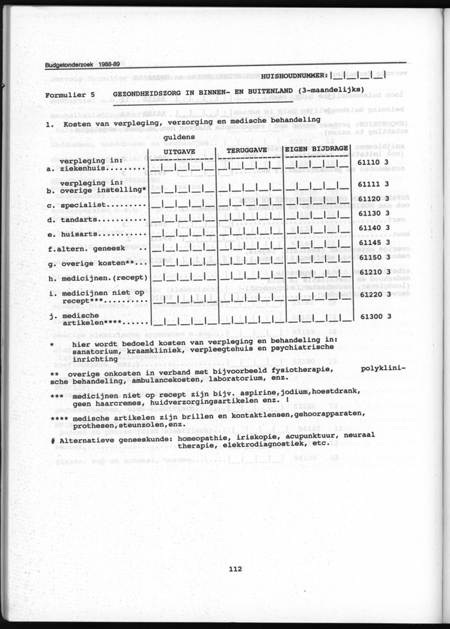 Budgetonderzoek Nederlandse Antillen 1988-89 - Page 112