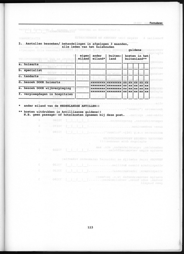 Budgetonderzoek Nederlandse Antillen 1988-89 - Page 113