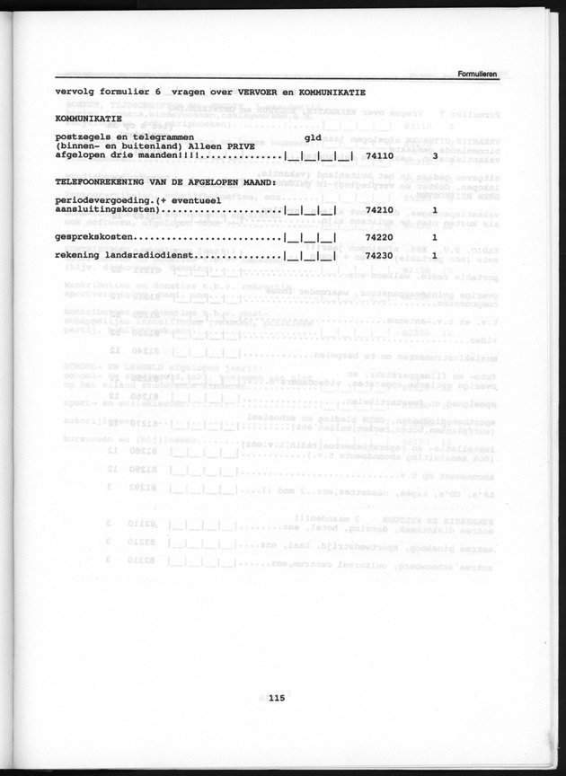 Budgetonderzoek Nederlandse Antillen 1988-89 - Page 115