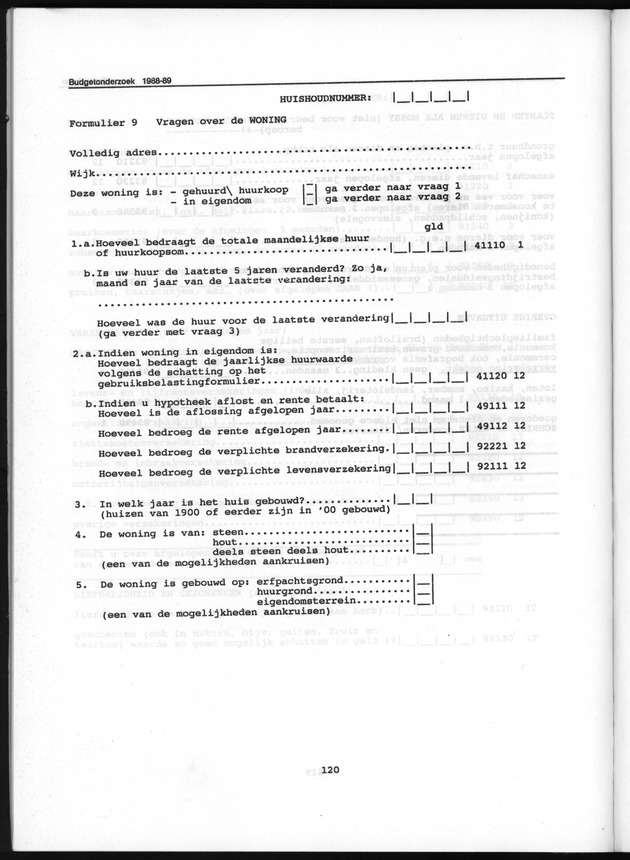 Budgetonderzoek Nederlandse Antillen 1988-89 - Page 120