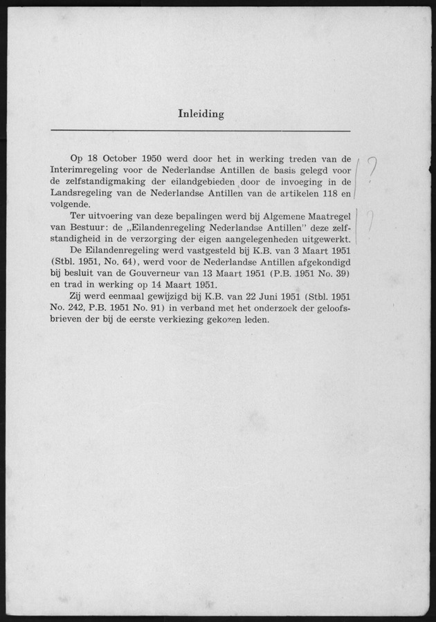 Verslag van de toestand van het eilandgebied Curacao 1951/1952 - Page 1